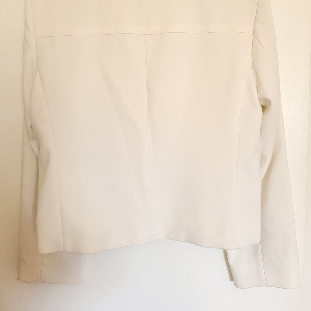 Ellen Tracy White Jacket Lining Polyester - image 4